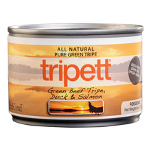 Load image into Gallery viewer, Tripett Green Beef Tripe, Duck and Salmon (6 oz)