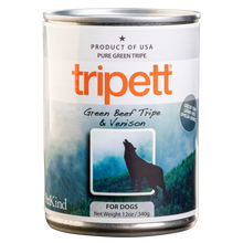 Load image into Gallery viewer, Tripett Green Beef Tripe and Venison (12 oz)
