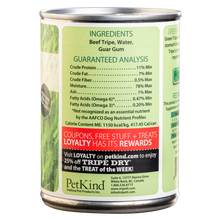 Load image into Gallery viewer, Tripett Original Formula Green Beef Tripe - contents
